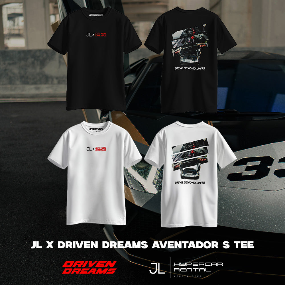 JL X DRIVEN DREAMS AVENTADOR S TEE (UNISEX)