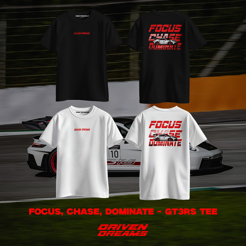 FOCUS, CHASE, DOMINATE - GT3RS TEE (UNISEX)