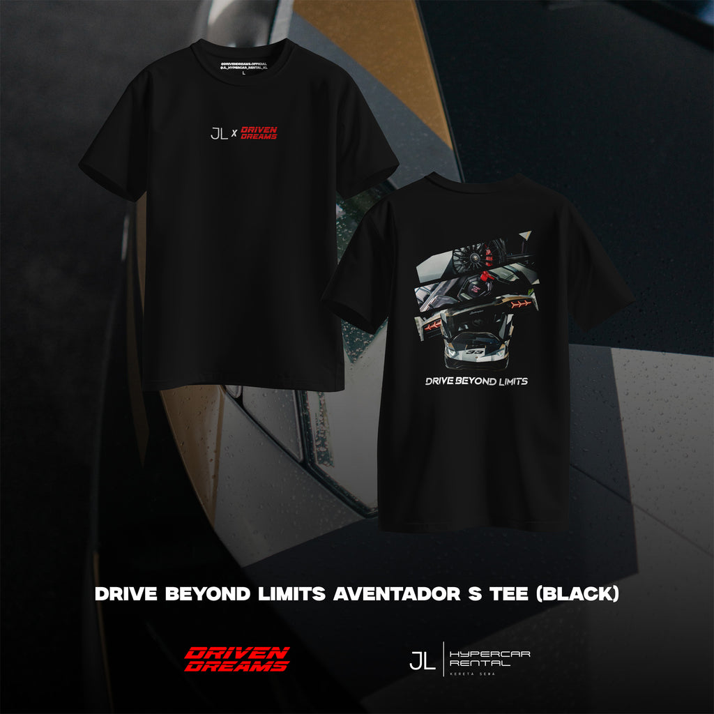 DRIVE BEYOND LIMITS AVENTADOR S - OVERSIZED TEE